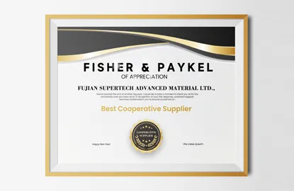 Fujian Super Tech Advanced Material Co., Ltd. Wins Fisher & Paykel Best Supplier